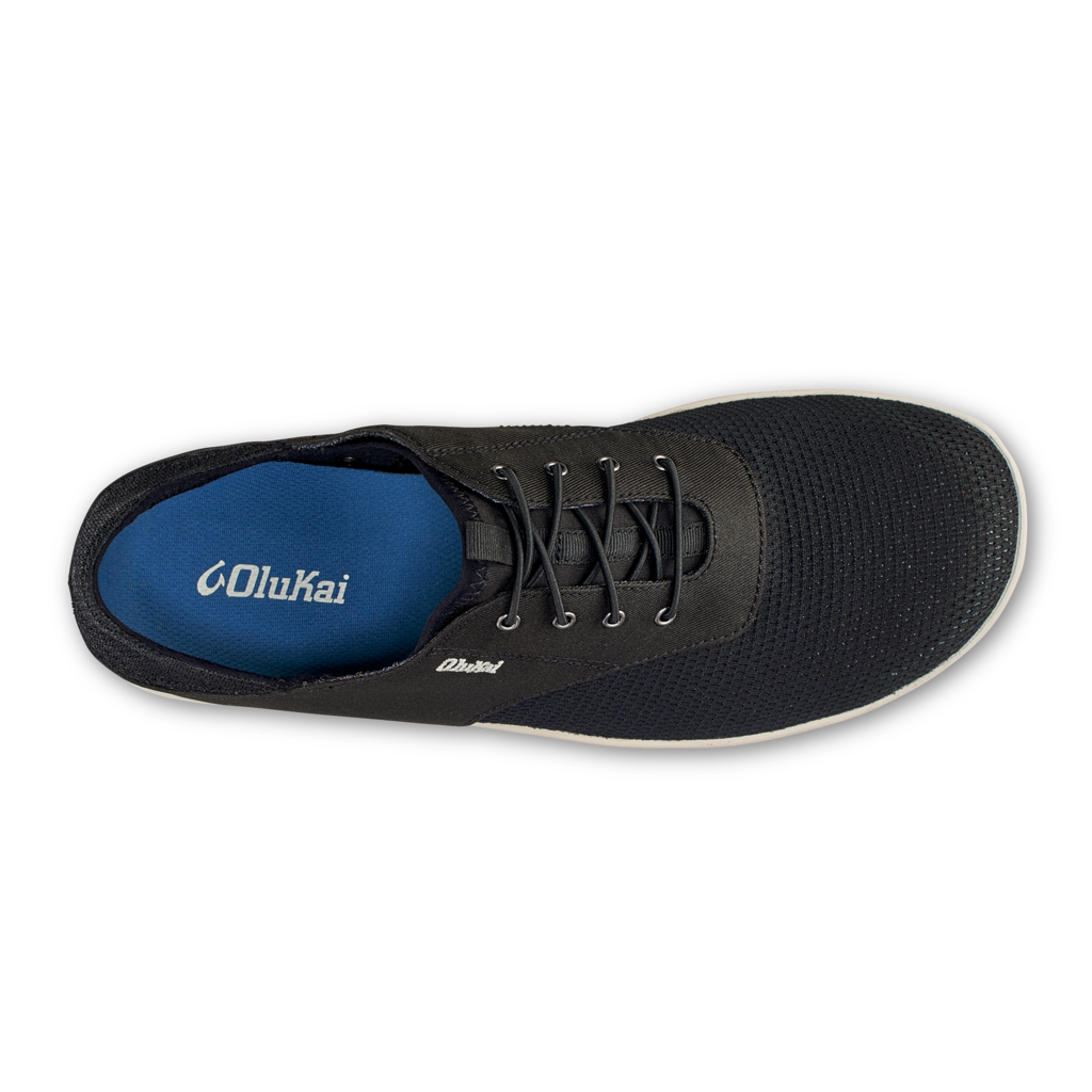 NEW OLUKAI NOHEA MOKU MENS SHOE MESH ONYX NON SLIP QUICK DRY FREE SHIP