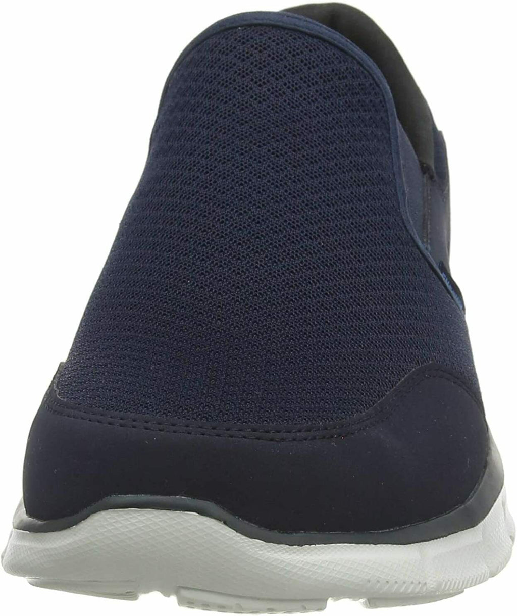 SKECHERS MENS EQUALIZER PERSISTENT SLIP ON SNEAKER NAVY 11 CASUAL SHOE