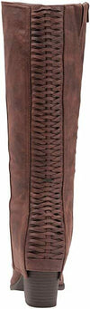 FERGALICIOUS WOMEN'S LUNDRY WESTERN KNEE HIGH BOOT sz 8.5 M COGNAC E4524F1200