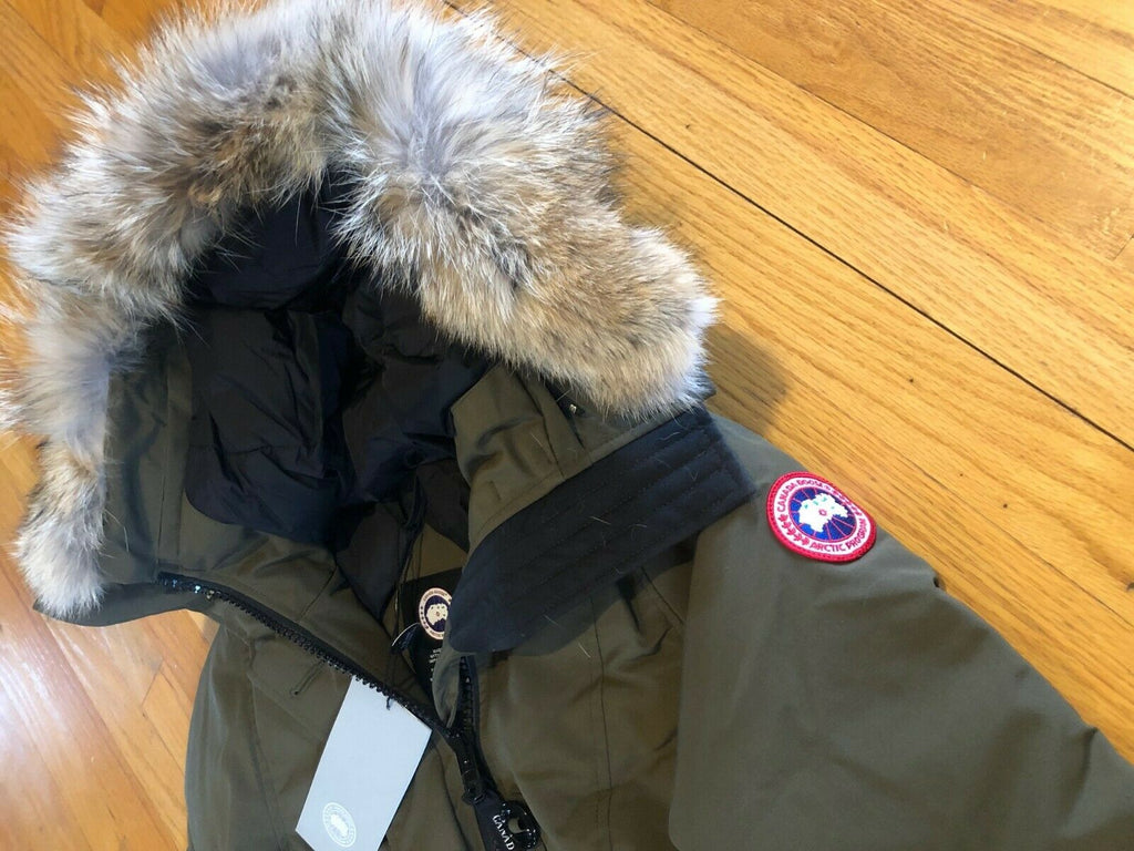 NEW CANADA GOOSE ROSSCLAIR PARKA COAT WOMENS GREEN 2580L COYOTE DOWN FREE SHIP