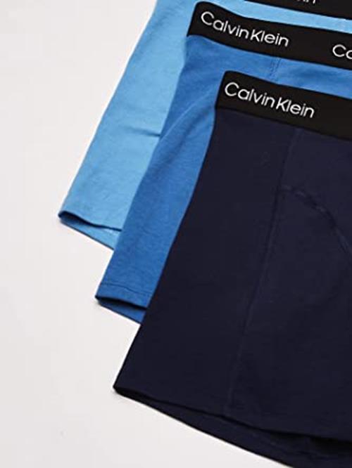 Calvin Klein Cotton Stretch Boxer Brief 3-Pack Blue Multi