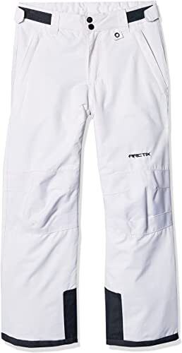 ARCTIX KIDS SNOW PANTS REINFORCED KNEES & SEAT sz M (10-12) WHITE ORVA1150-01