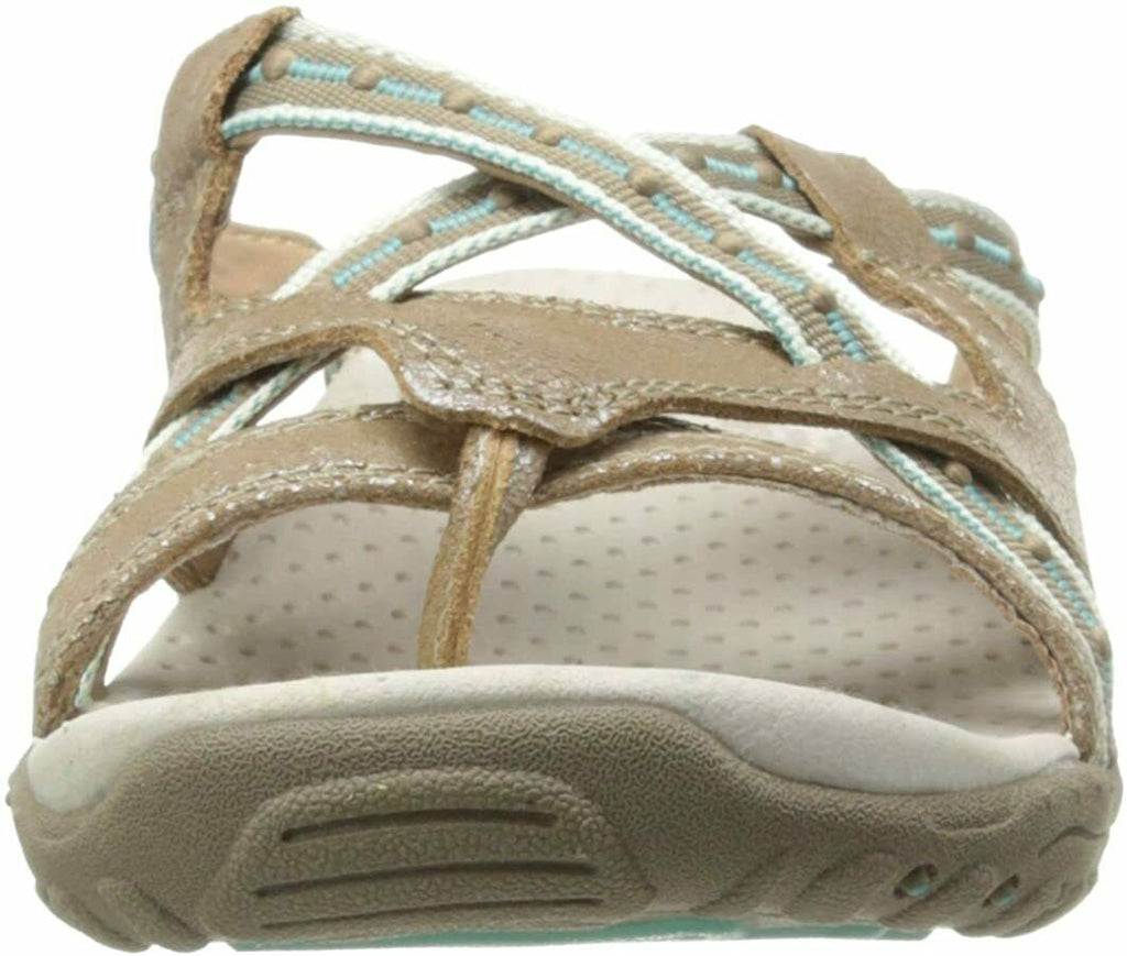 SKECHERS WOMEN'S REGGAE SOUNDSTAGE FLIP-FLOP COMFORT SPORT SANDALS TAUPE 8 46720