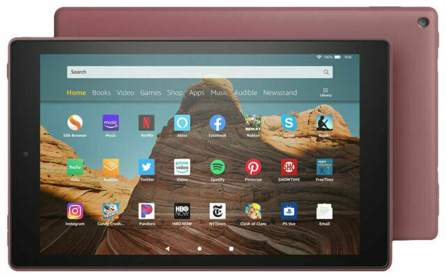 FIRE HD 10 TABLET 1080p FULL HD DISPLAY 64GB PLUM